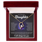 To My Beautiful Daughter | Forever Love Necklace
