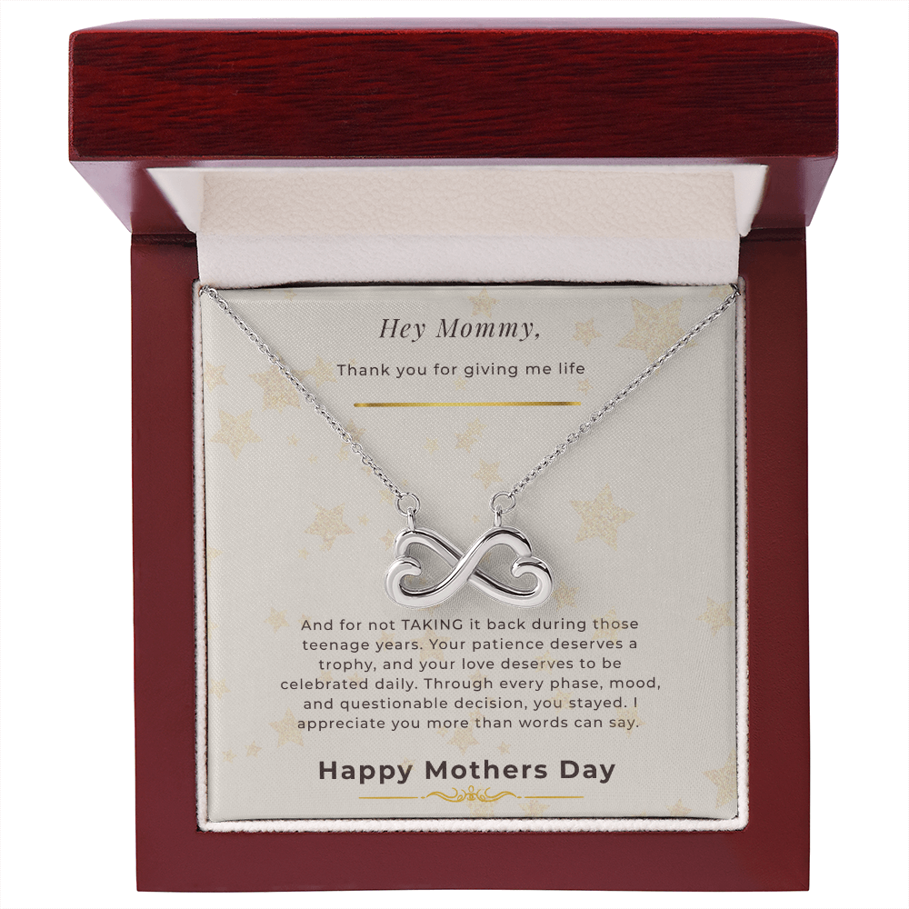 Happy Mother's Day – Thanks for Not Taking Me Back
