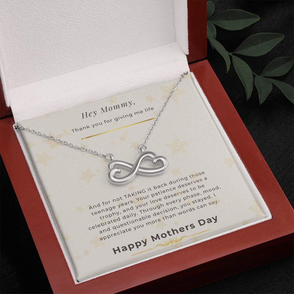 Happy Mother's Day – Thanks for Not Taking Me Back