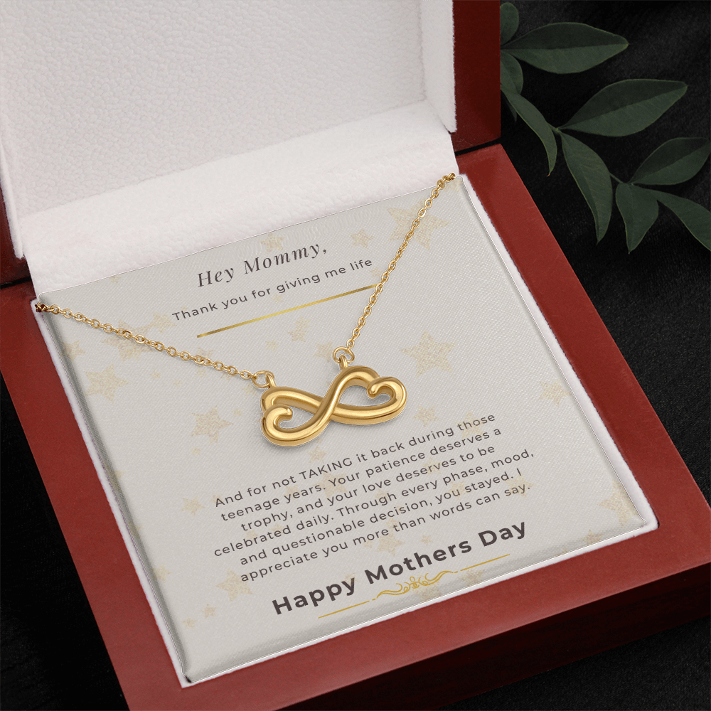 Happy Mother's Day – Thanks for Not Taking Me Back