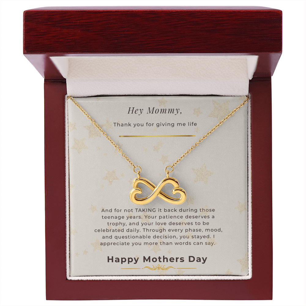 Happy Mother's Day – Thanks for Not Taking Me Back
