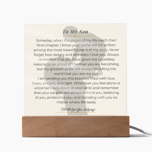 To My Son- Acrylics