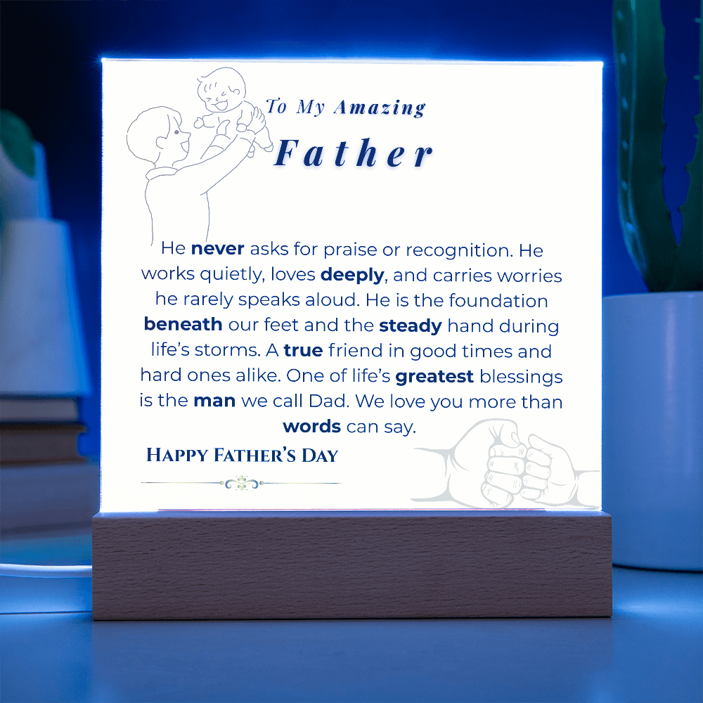 Happy Father's Day- Acrylics