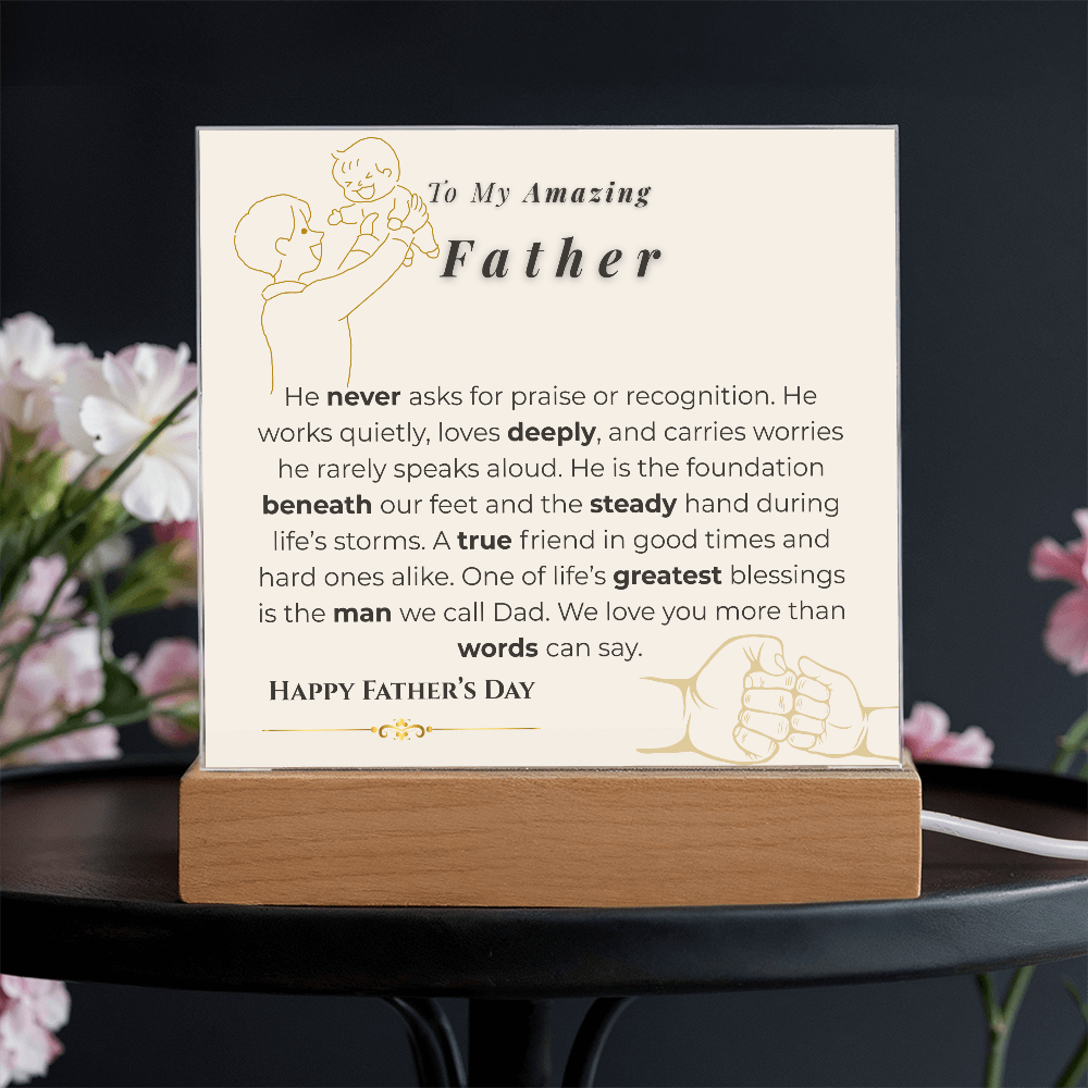 Happy Father's Day- Acrylics