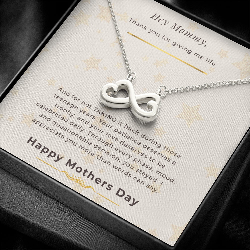Happy Mother's Day – Thanks for Not Taking Me Back