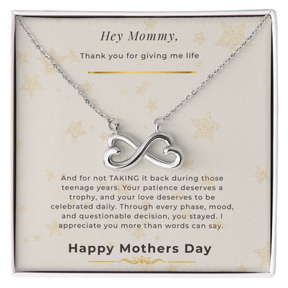 Happy Mother's Day – Thanks for Not Taking Me Back