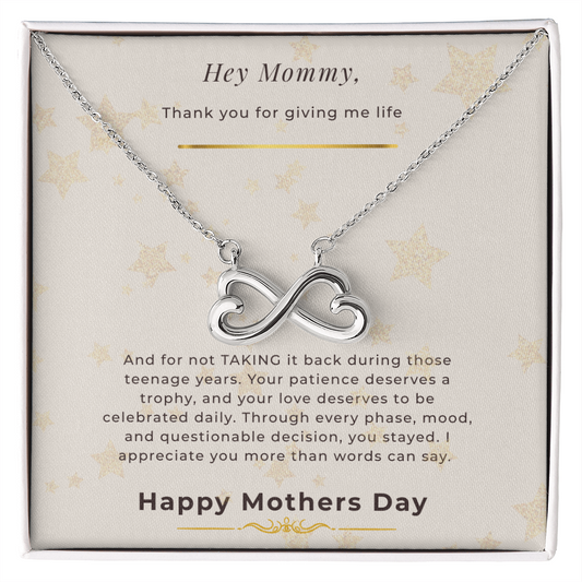 Happy Mother's Day – Thanks for Not Taking Me Back