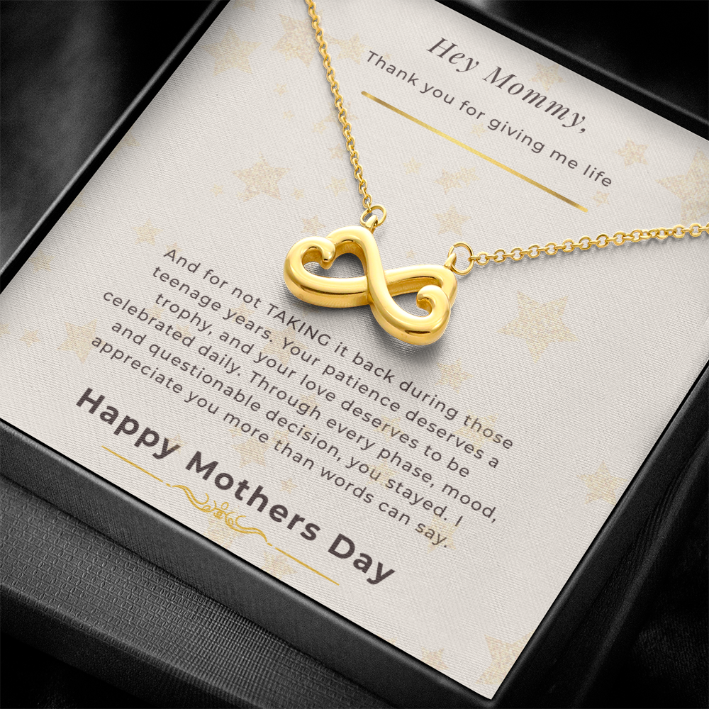 Happy Mother's Day – Thanks for Not Taking Me Back