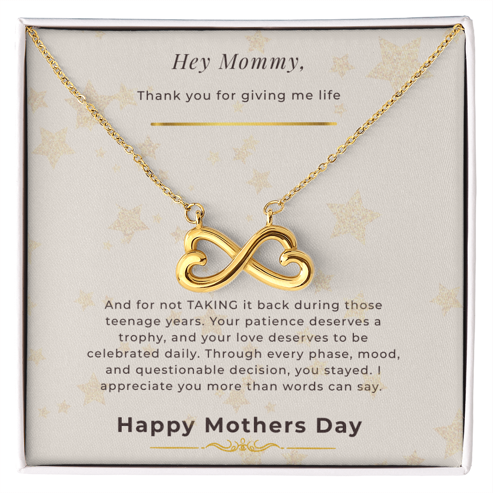 Happy Mother's Day – Thanks for Not Taking Me Back