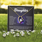 To My Beautiful Daughter | Forever Love Necklace