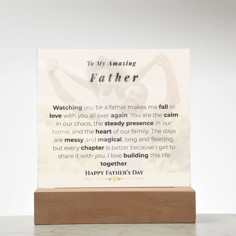 Happy Father's Day- Acrylic