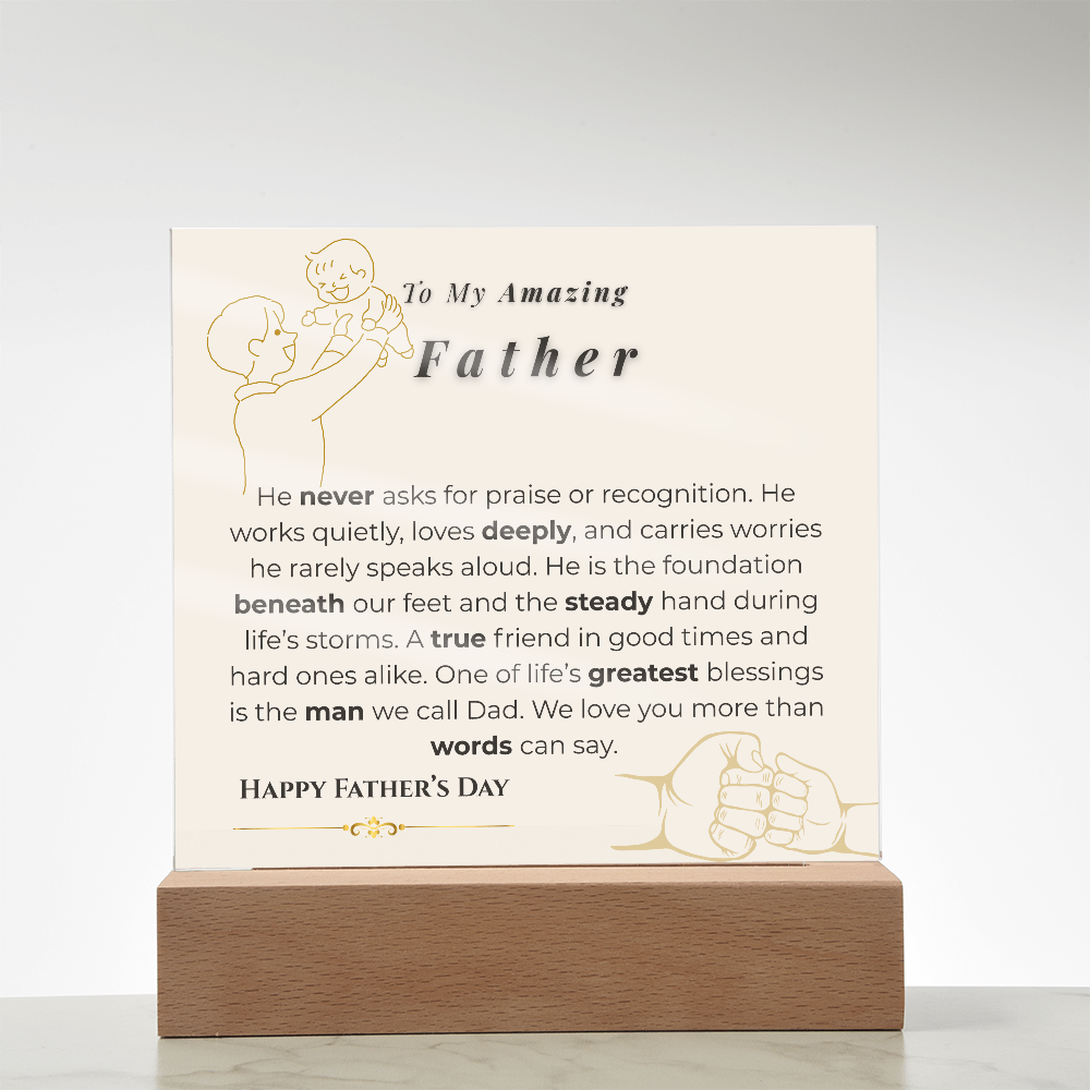 Happy Father's Day- Acrylics