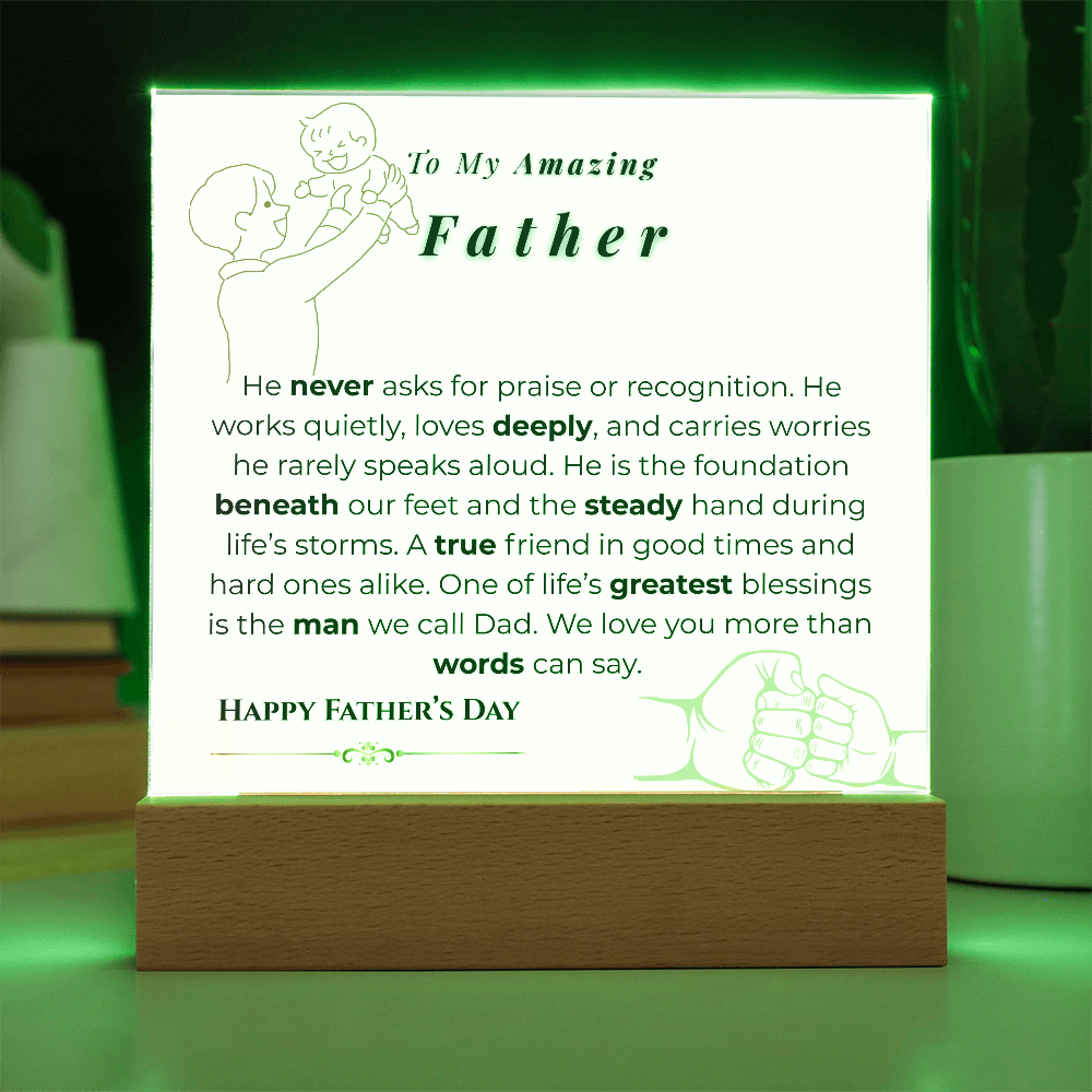 Happy Father's Day- Acrylics
