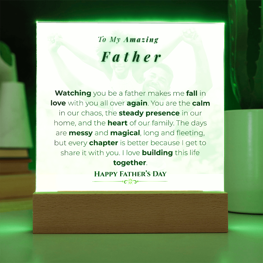 Happy Father's Day- Acrylic