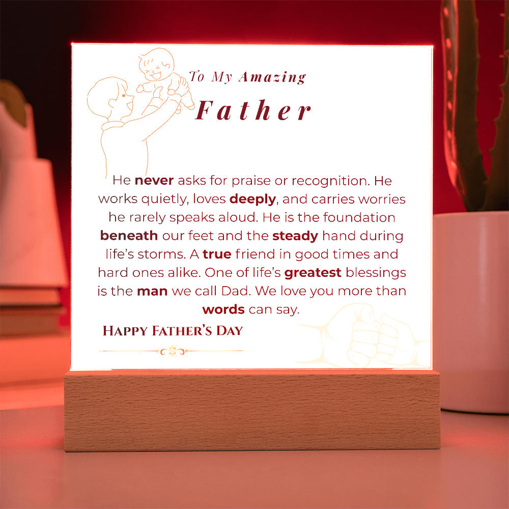 Happy Father's Day- Acrylics