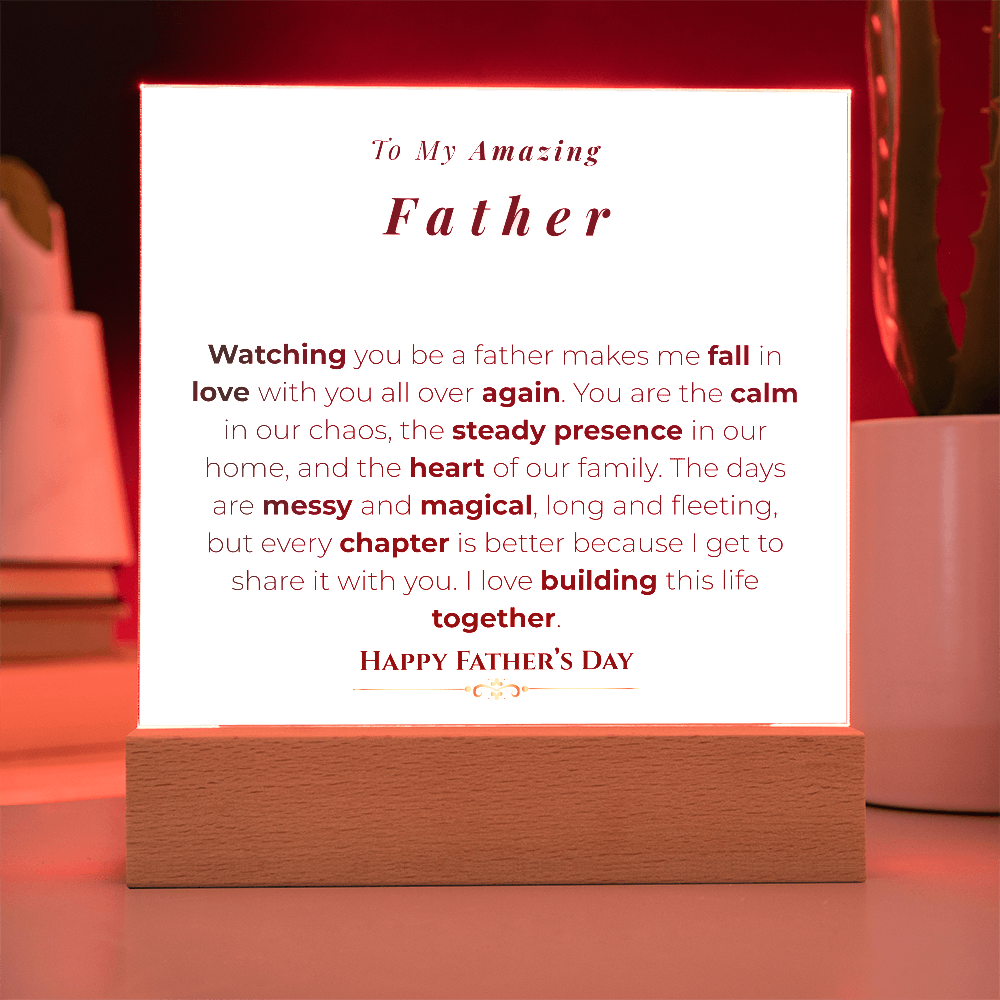 Happy Father's Day- Acrylic
