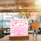 To the Love of my life acrylic- Valentine collection