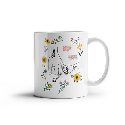 Mom & Son | White Ceramic Mug