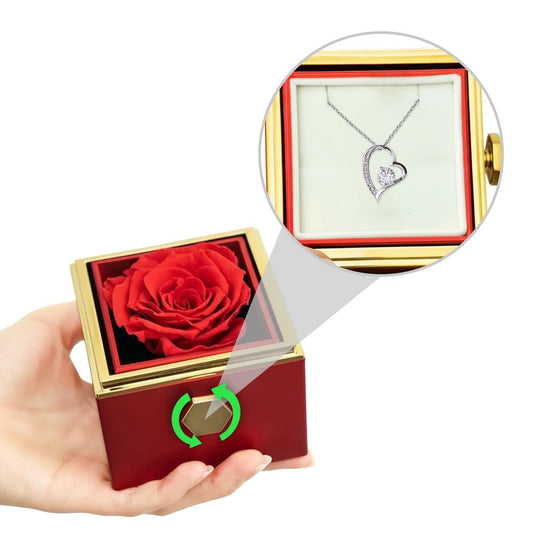 Forever Love with Rotating Rose Gift Box NO MC