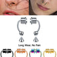 2Pcs or 5Pcs Magnet Nose Ring Stainless Steel Horseshoe Ring Nose Clip Non-pierced Nose Hoop Magnetic Nose Nail piercing nariz