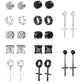 1-12 Pair Fashion Magnetic Clip Ear Stud Non Piercing Earrings Fake Earrings Gift for Men Women Jewelry