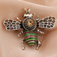 1PC Women's Fashion Trend Personalized Imitation Pearl Bee Brooch Pin Jewelry Suitable for Outdoor Dating, Party, Festival Gifts