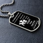 To my army brother l dog tag