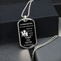 To my army brother l dog tag