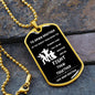 To my army brother l dog tag