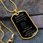 To my son from mom-DOG TAG