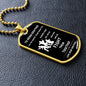 To my army brother l dog tag