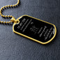 To my son from mom-DOG TAG