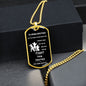 To my army brother l dog tag