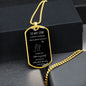 To my son from mom-DOG TAG