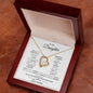 Forever hear love necklace- To my daughter from mom