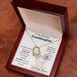 To my granddaughter from grandma- heart necklace