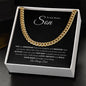 Cuban Link necklace- to my son from dad