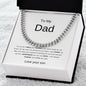 Cuban Link necklace- to dad from son