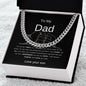 Cuban link Necklace- to son from dad