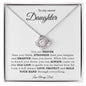 Love Knot Necklace- To my Daughter from dad