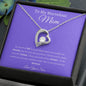 Forever heart necklace- to mom from son