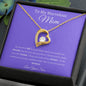 Forever heart necklace- to mom from son